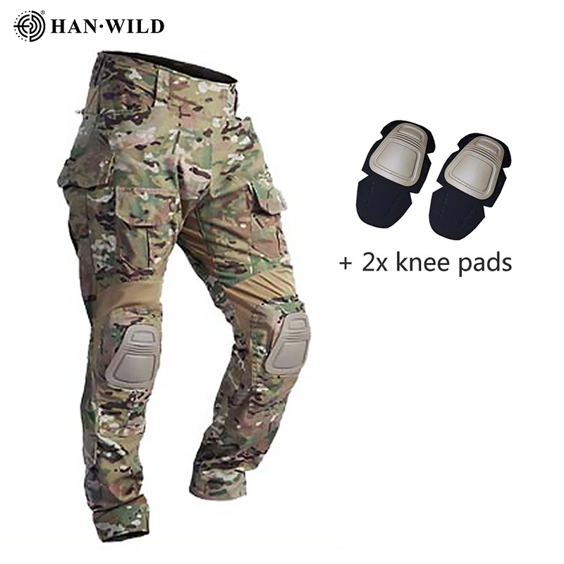 Outdoor Hunting Pants Women - Airsoft Tactical Pants Camo G3 Combat