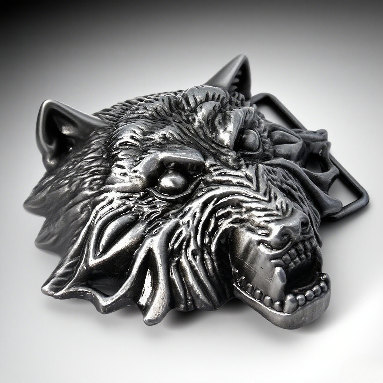 Outdoor Hunting Outfit - Wolf Head Tiger Jackal Belt Buckle