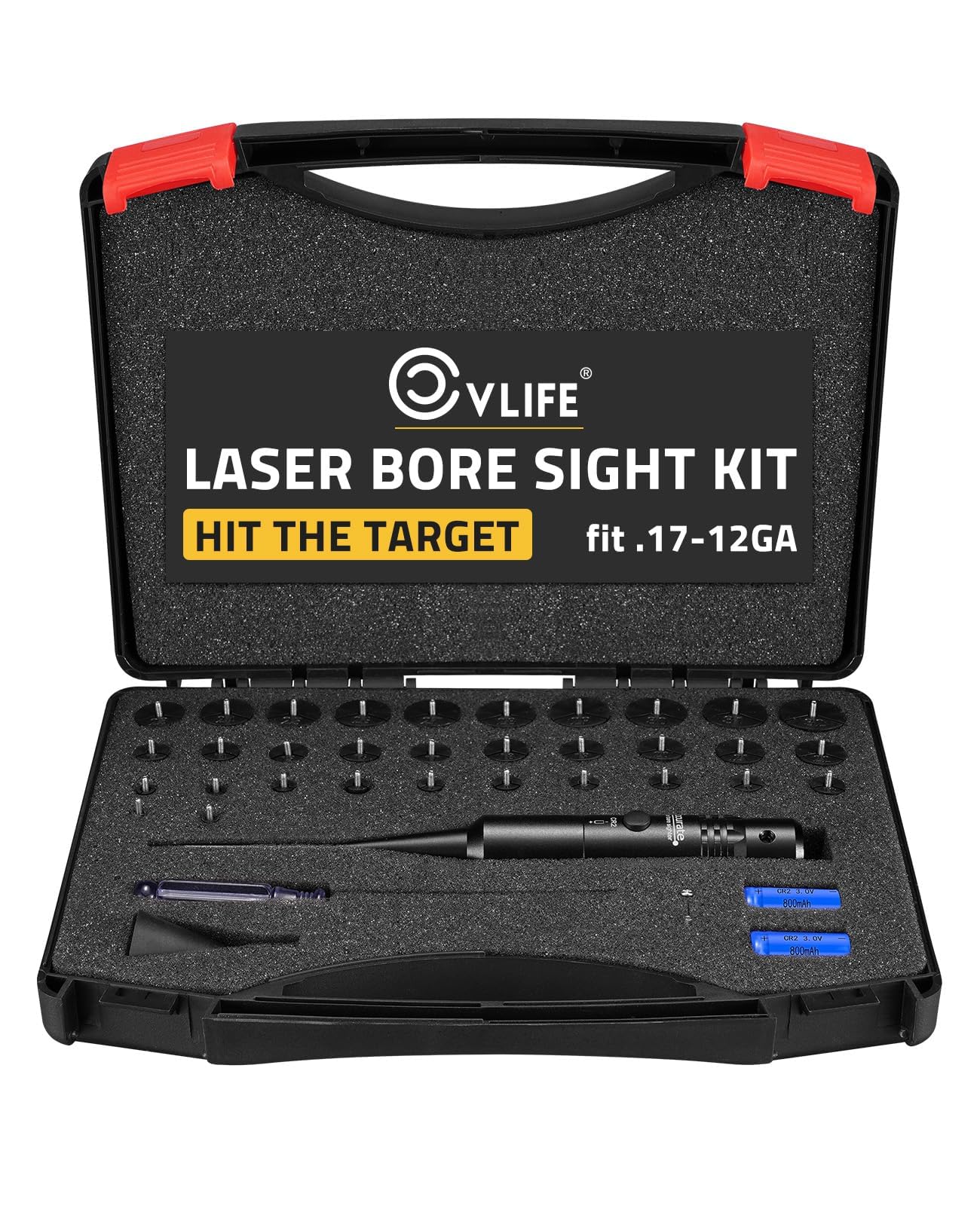 Laser Boresighter Kit - CVLIFE Professional Laser Bore Sight Kit