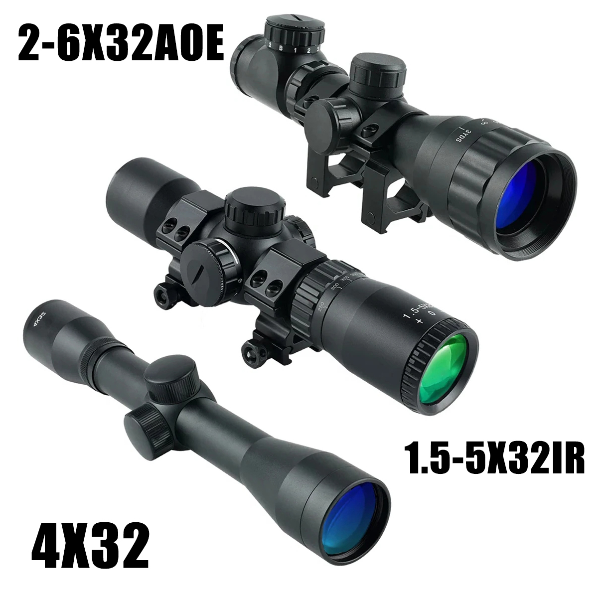 2-6X32AOE Crossbow Short Scope – Crossbow Scope Sight recenzja i cena