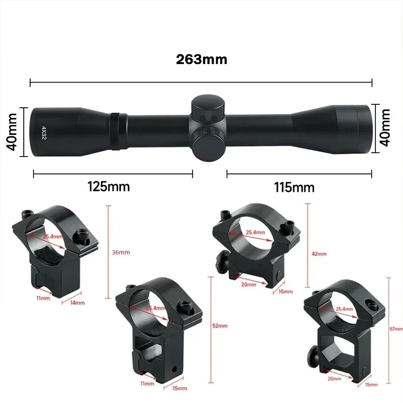 2-6X32AOE Crossbow Short Scope – Crossbow Scope Sight recenzja i cena