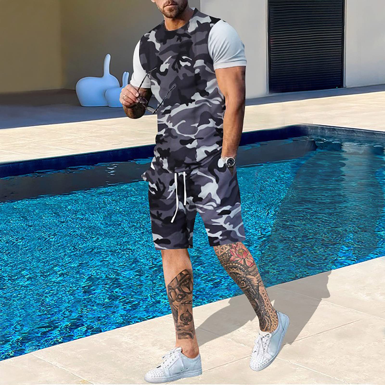 Summer Men Camouflage T shirt  – Outdoor Hunting Outfit recenzja i cena