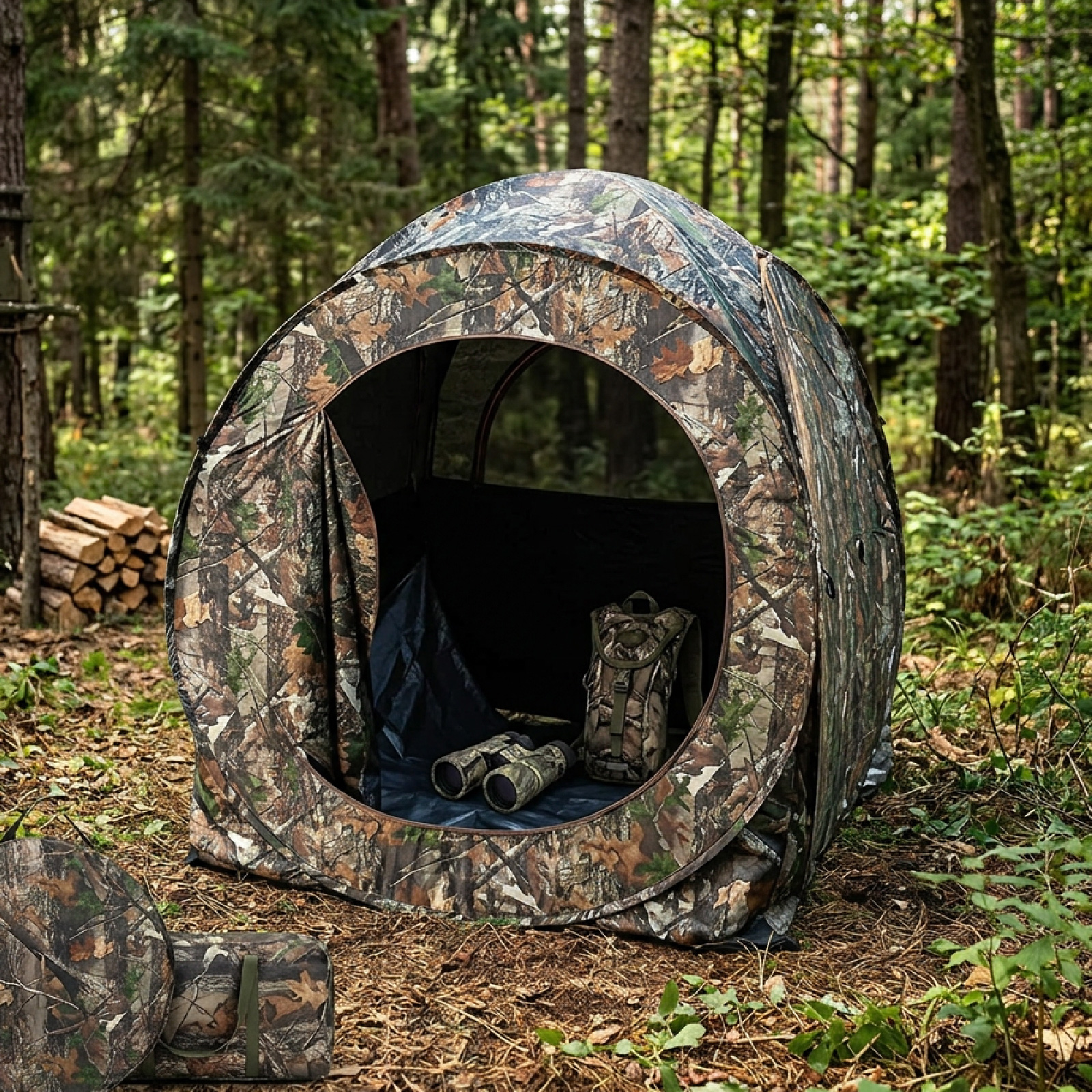 Camouflage Pop-Up Hunting Blin – Hunting & Outdoor Supplies Carterton Reviews recenzja i cena
