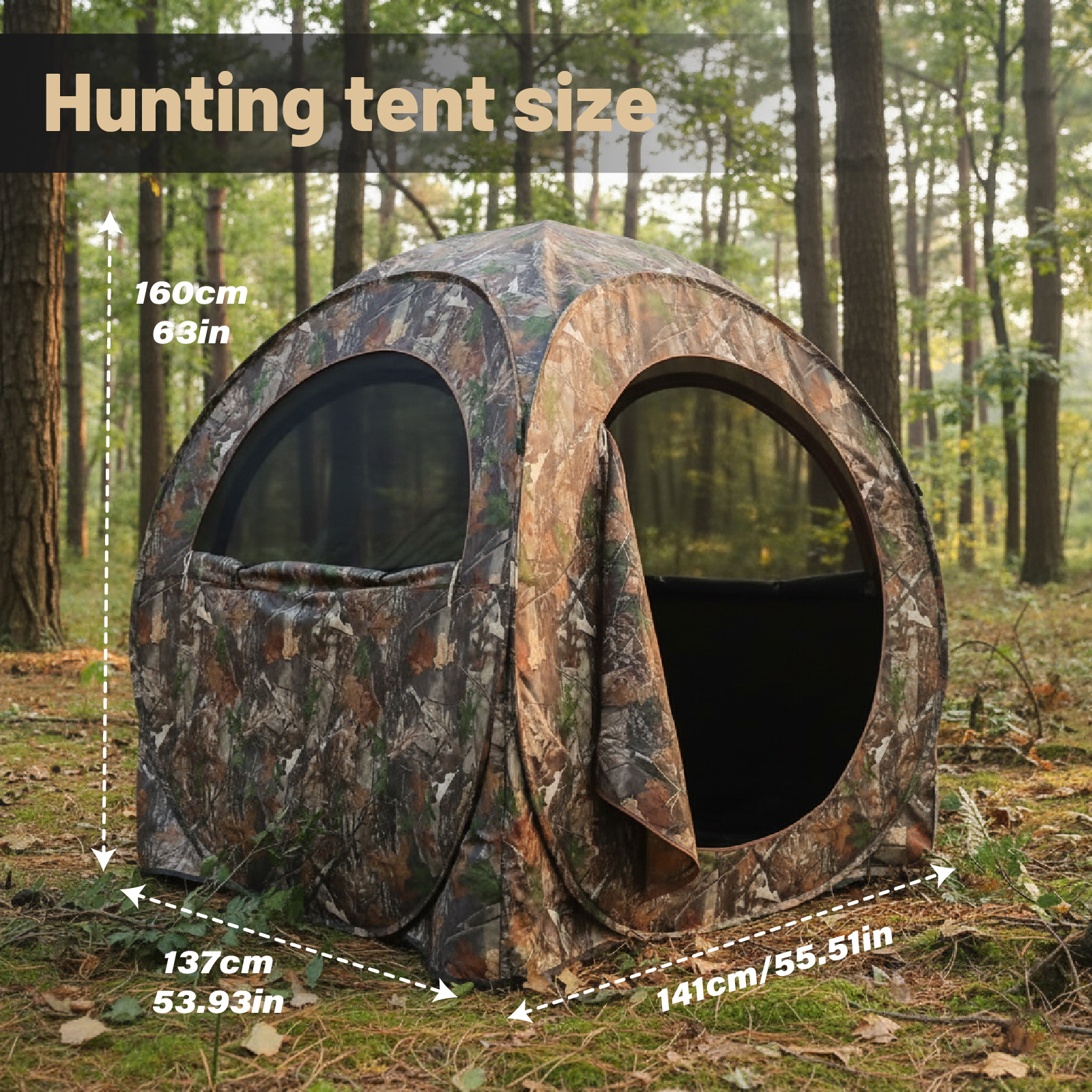 Camouflage Pop-Up Hunting Blin – Hunting & Outdoor Supplies Carterton Reviews recenzja i cena