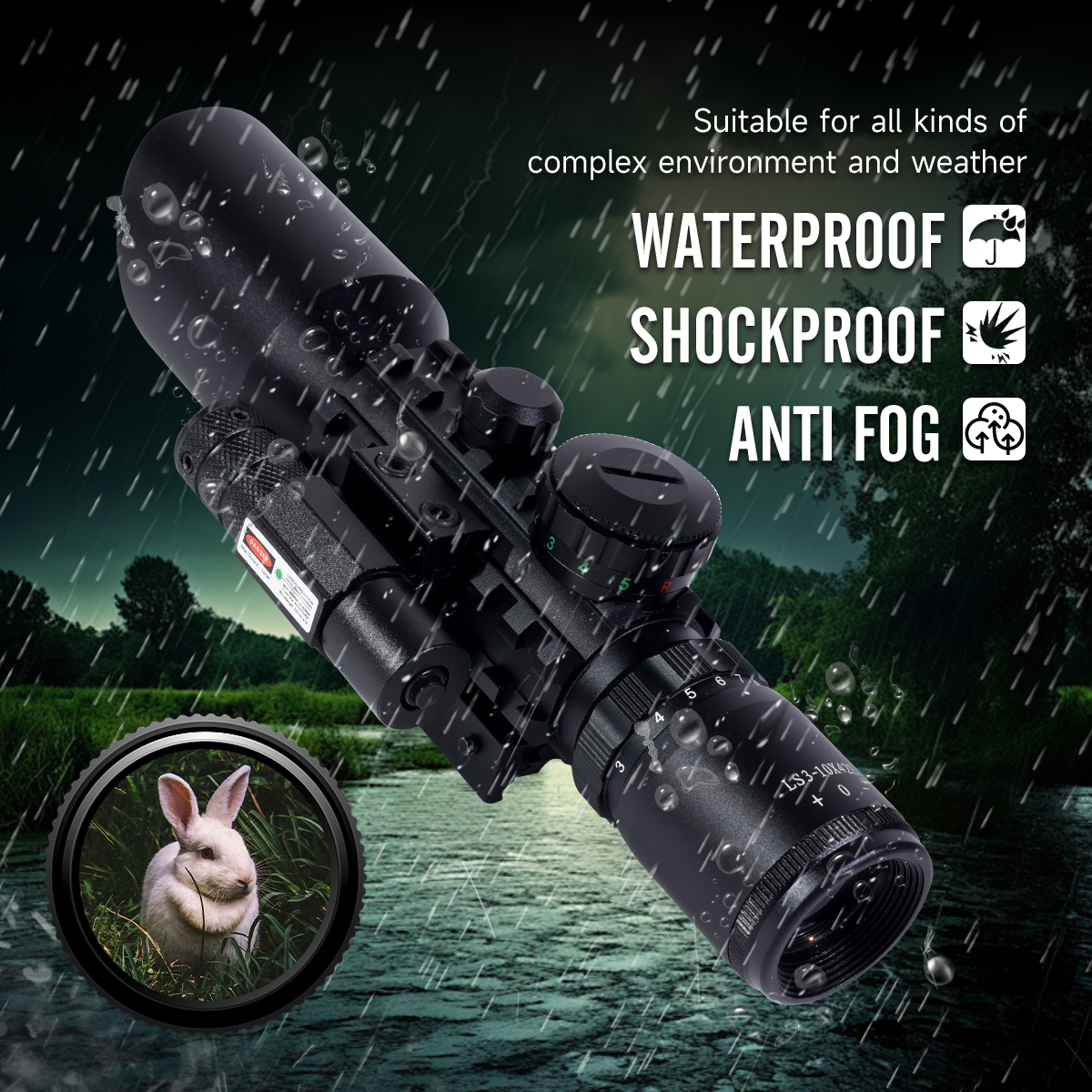 3-10X42E Tactical Scope M9 W/R – Crossbow Scope Sight recenzja i cena