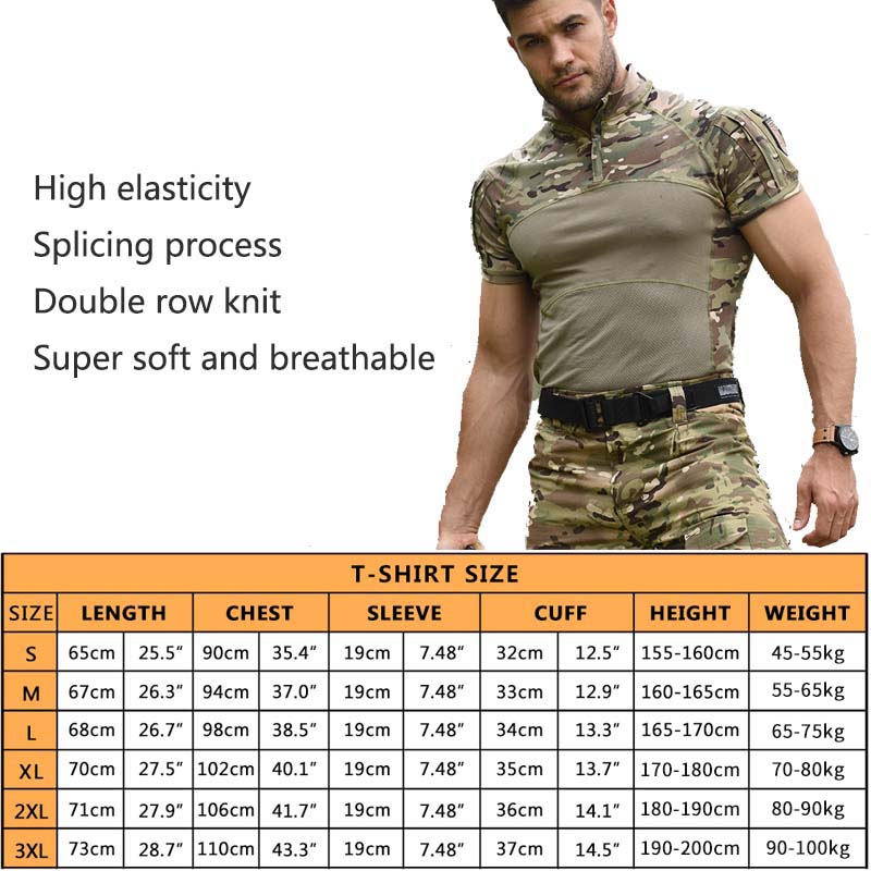 Tactical T Shirt Shirts Men Ai – Wildman Hunting & Outdoor Polokwane recenzja i cena