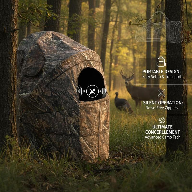 Hunting Blind 1 Person For Dee – Hunting & Outdoor Supplies Carterton Reviews recenzja i cena