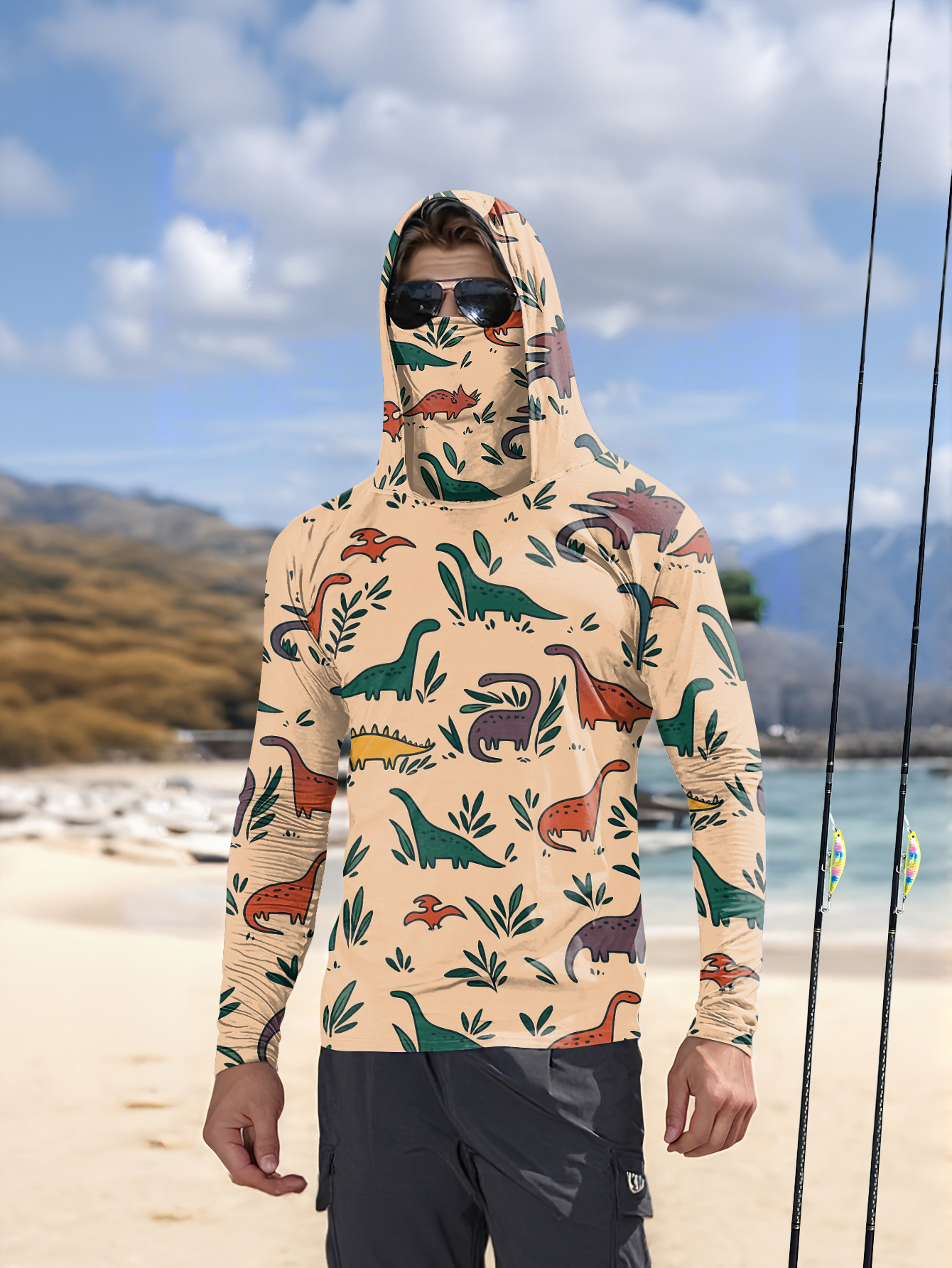 Fishing hooded sweatshirt for  – Hunting Outdoor Shirts recenzja i cena