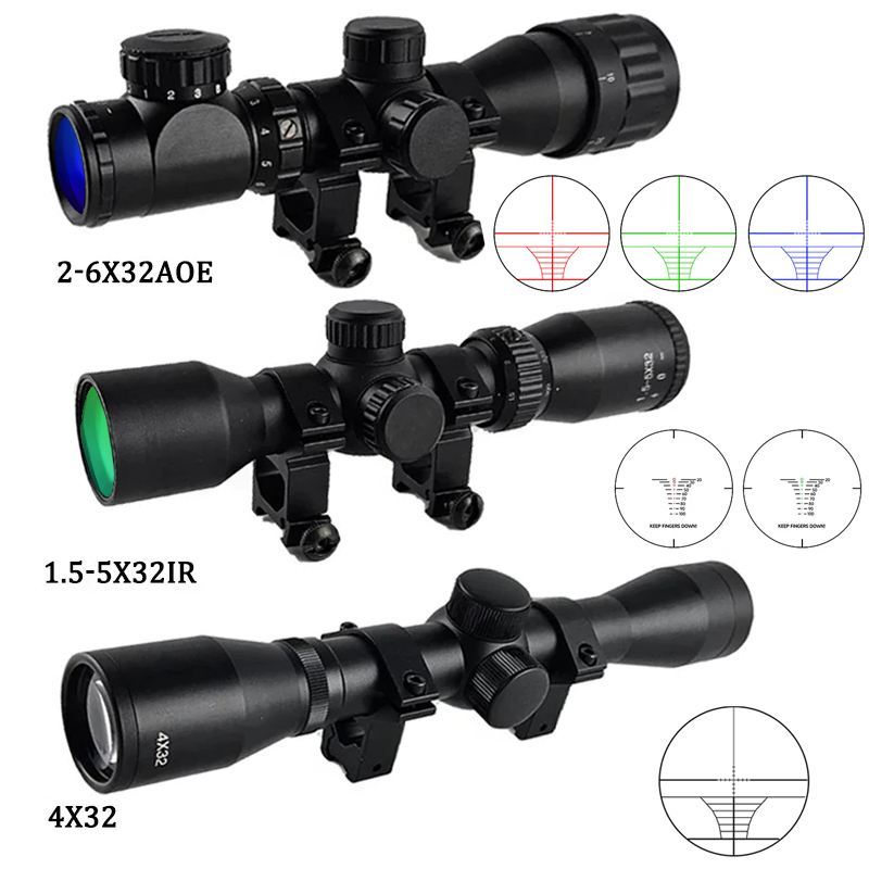 4x32 1.5-5x32IR 2-6X32AOE Tact – Crossbow Scope Sight recenzja i cena