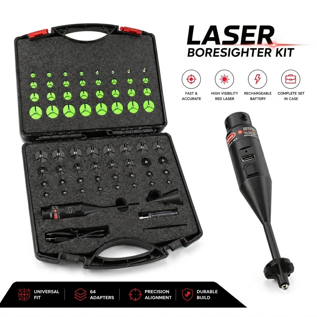 Laser Boresigher 64 Adapters K – Laser Boresighter Kit recenzja i cena