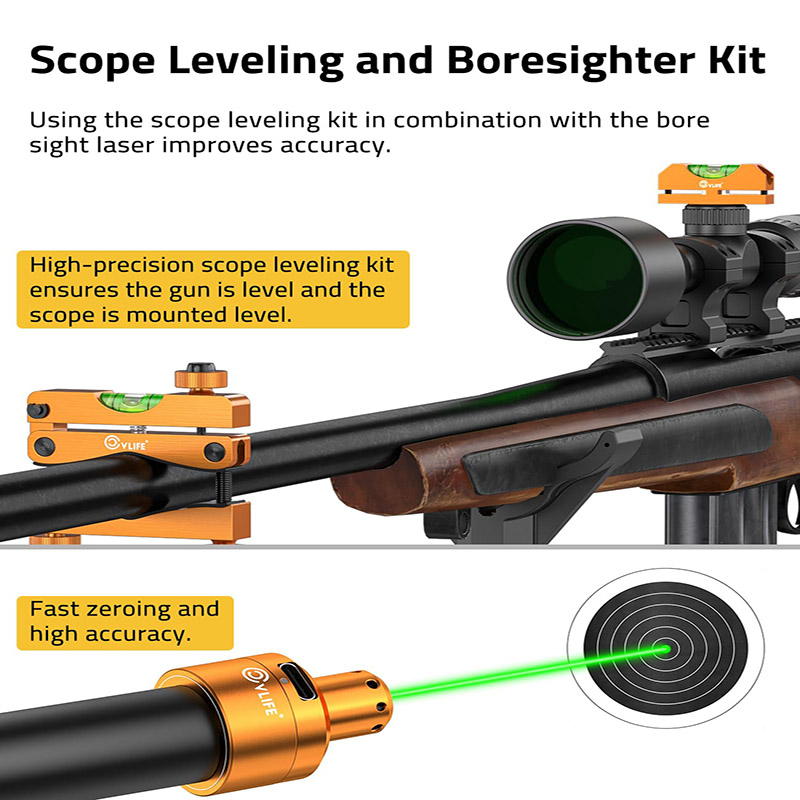 Scope Leveling Kit with Green/ – Laser Boresighter Kit recenzja i cena