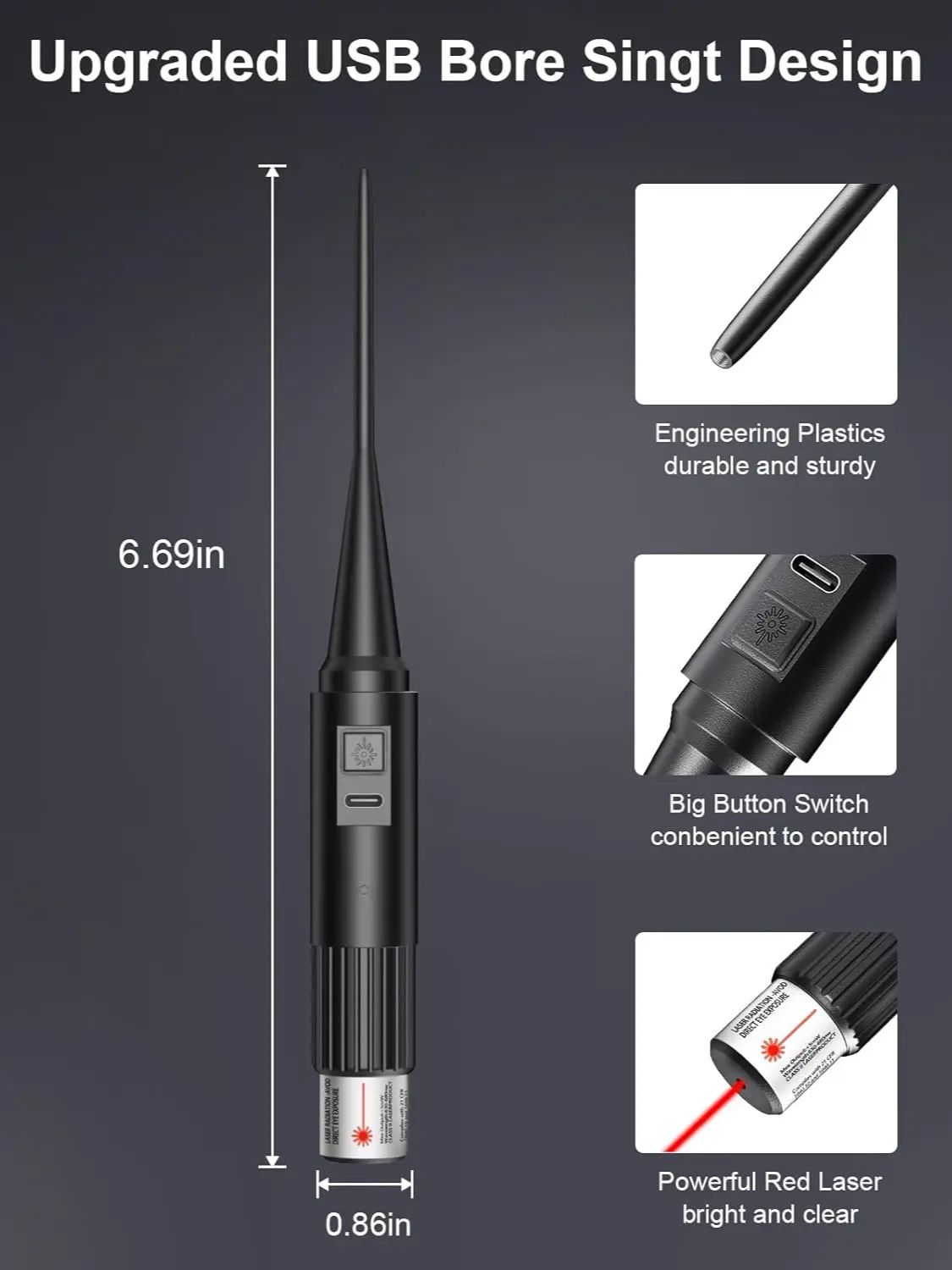 Rechargeable Laser Boresigher  – Laser Boresighter Kit recenzja i cena