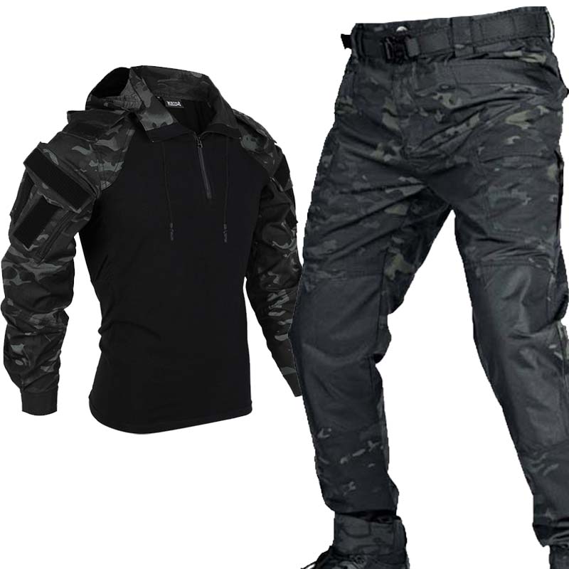 Men's Black Multicam Tactical  – Outdoor Hunting Outfit recenzja i cena