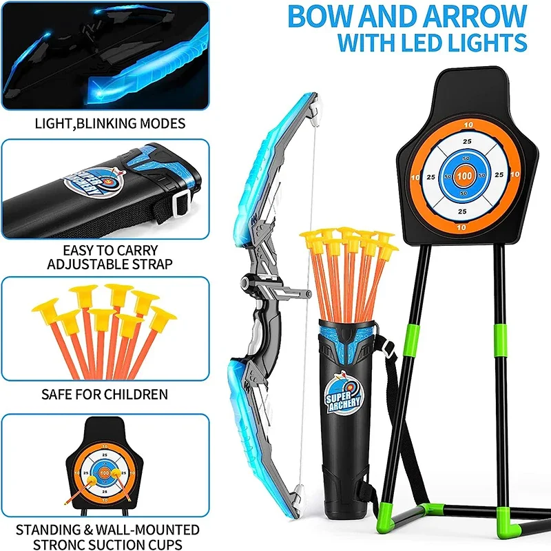 Bow And Arrows For Children Ki – Outdoor Hunting Games For Kids recenzja i cena