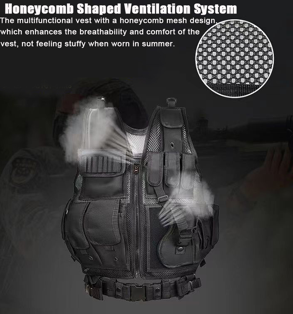 Adjustable Molle Tactical Vest – Outdoor Hunting Coat recenzja i cena