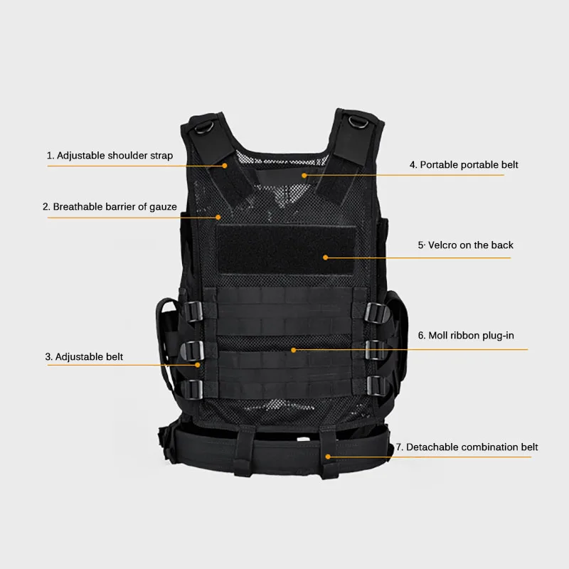 Adjustable Molle Tactical Vest – Outdoor Hunting Coat recenzja i cena