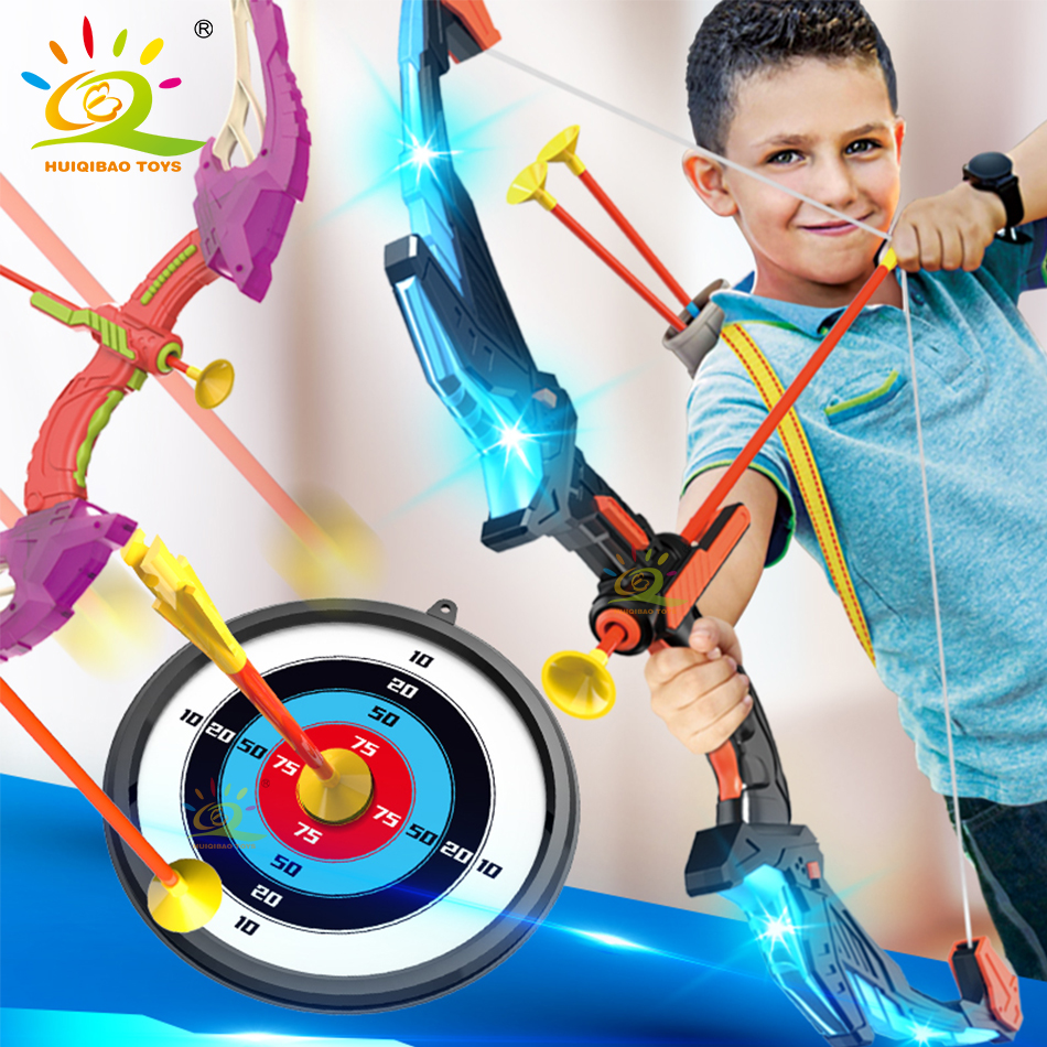 Children Bow and Arrow LED Lig – Outdoor Hunting Games For Kids recenzja i cena