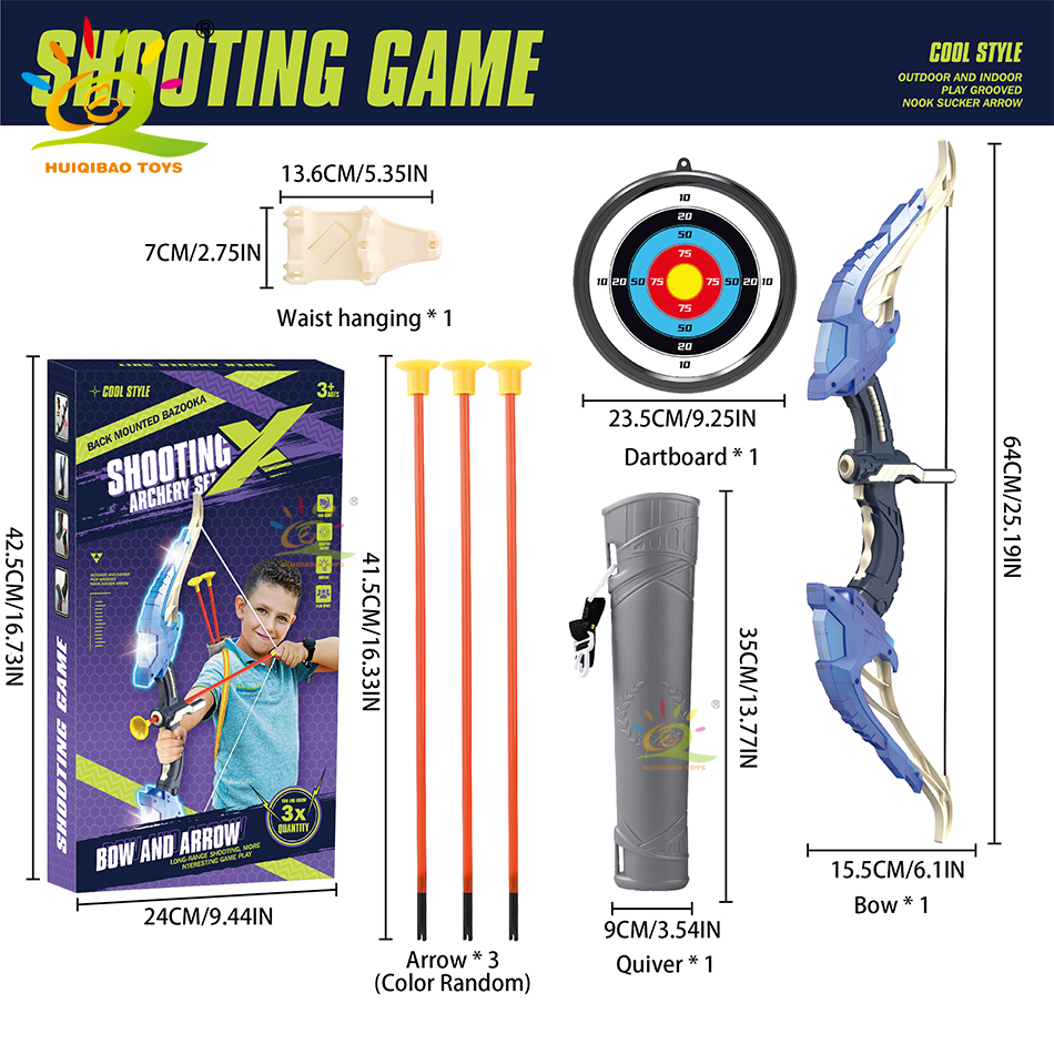 Children Bow and Arrow LED Lig – Outdoor Hunting Games For Kids recenzja i cena