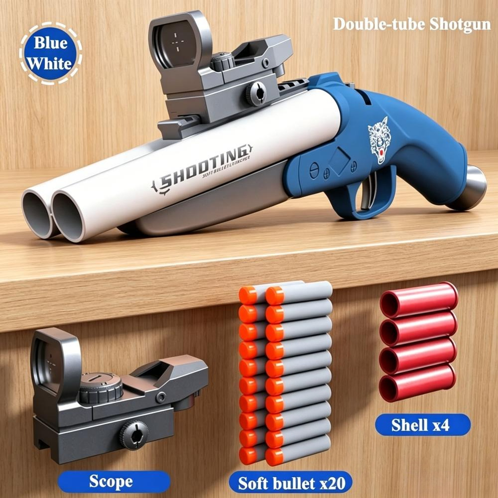 Double Barreled Shotgun Toy Bu – Outdoor Hunting Games For Kids recenzja i cena
