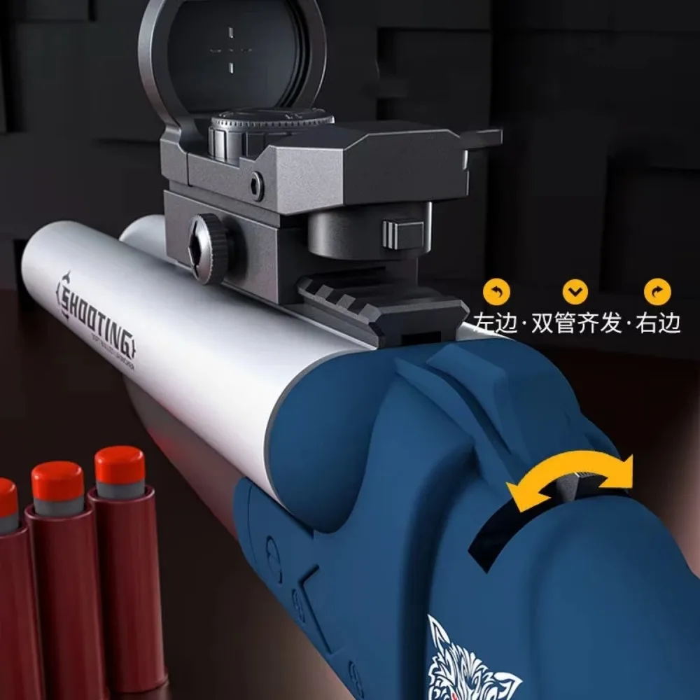Double Barreled Shotgun Toy Bu – Outdoor Hunting Games For Kids recenzja i cena