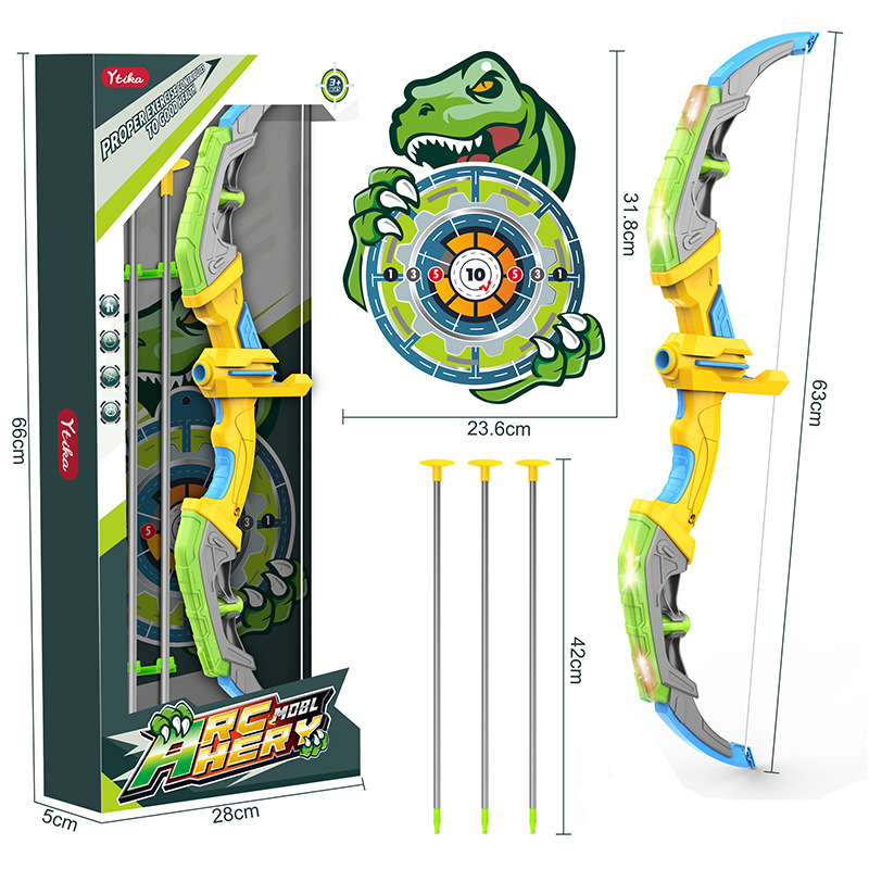 Bow and Arrows W/ Light-up LED – Outdoor Hunting Games For Kids recenzja i cena