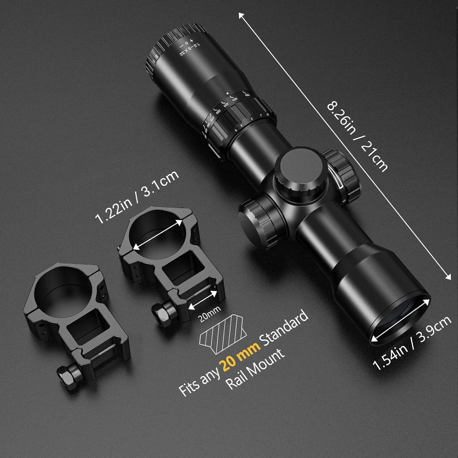 CVLIFE 1.5-5x32 Crossbow Scope – Crossbow Scope Sight recenzja i cena