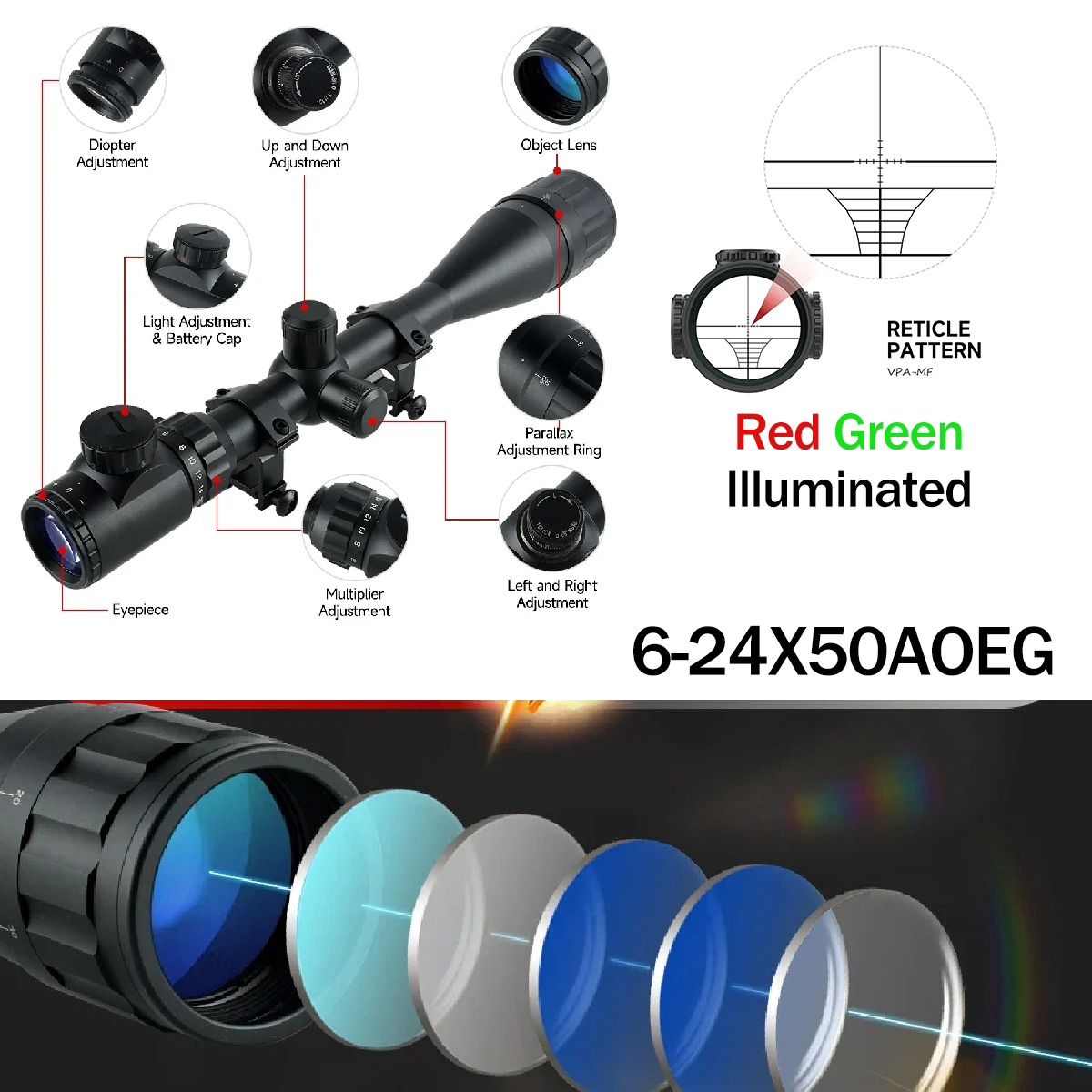 Tactical 1.5-5X32 IR 3-9X32 6- – Crossbow Scope Sight recenzja i cena