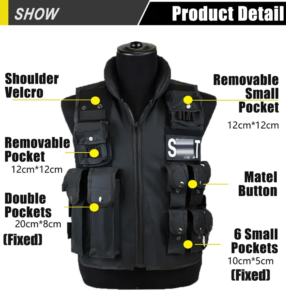 Multi Pockets Tactical Vest Hu – Outdoor Hunting Coat recenzja i cena