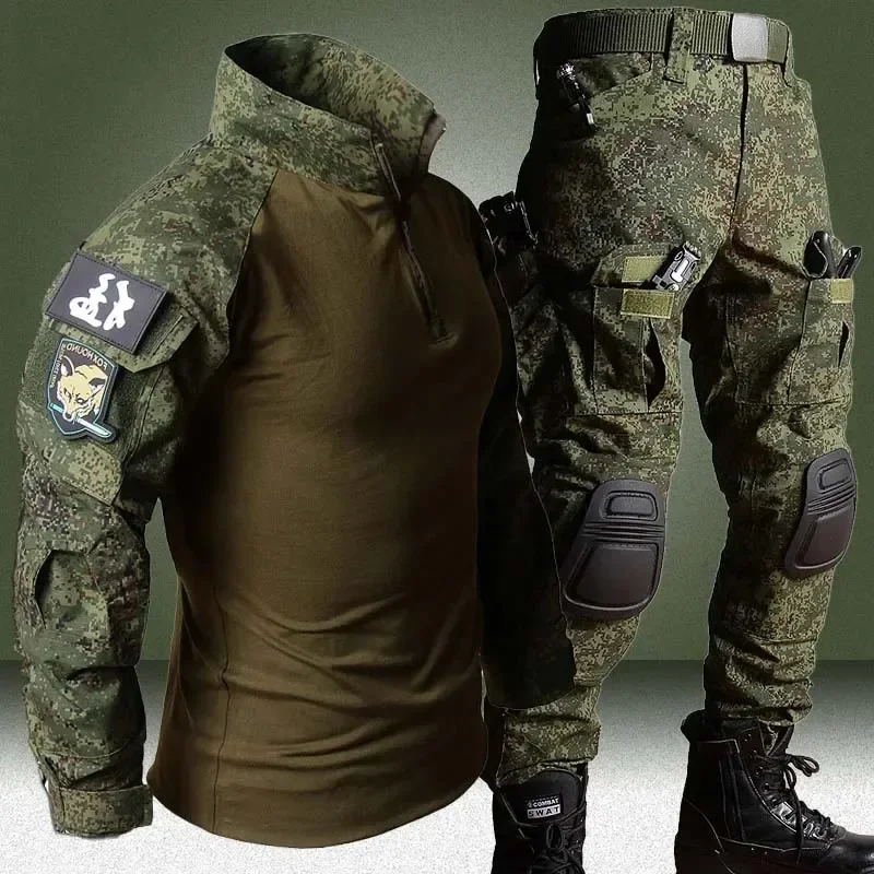 Outdoor RU Camo Tactical Sets  – Outdoor Hunting Pants Women recenzja i cena