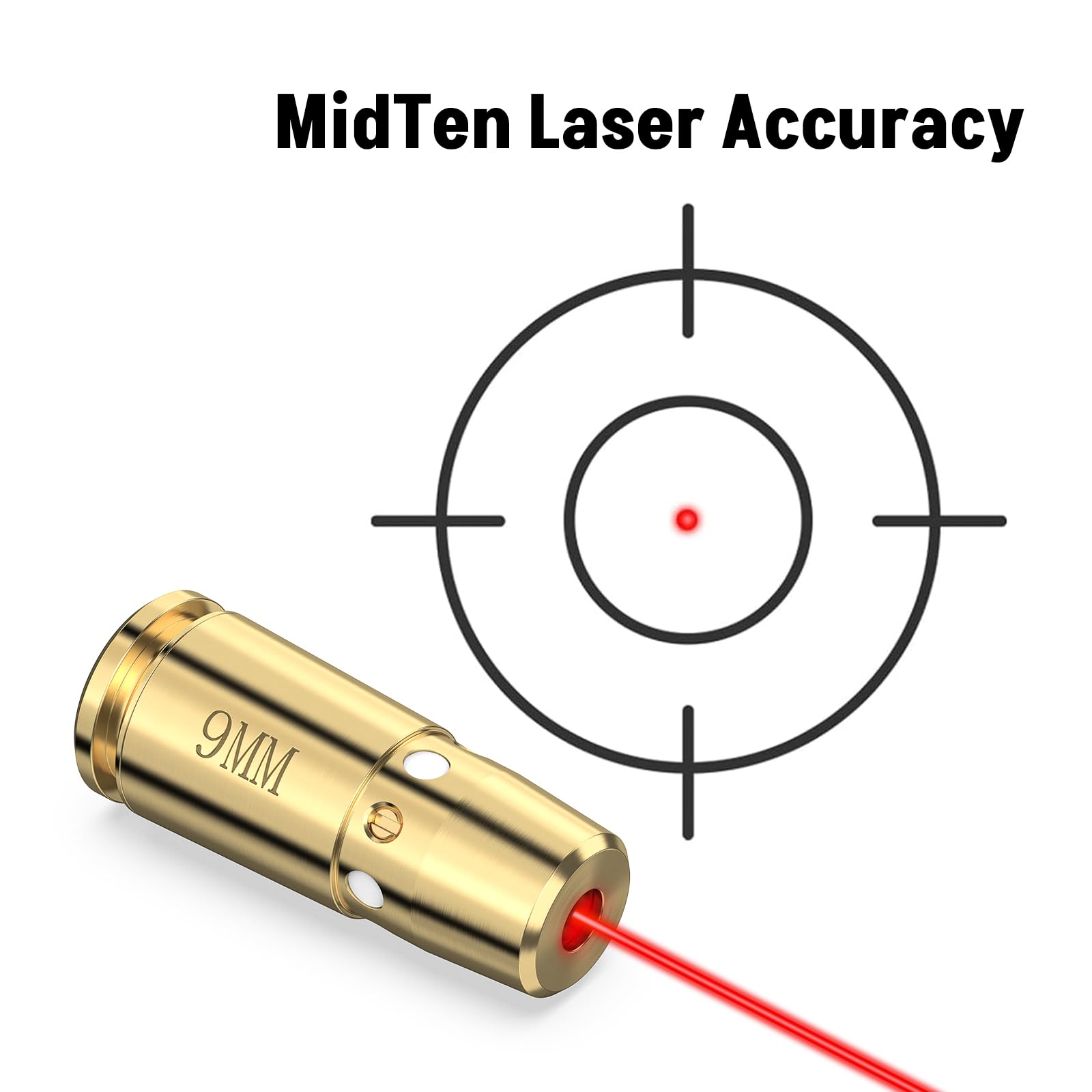 3Pcs Laser Bore Sight 9MM .40  – Laser Boresighter Kit recenzja i cena