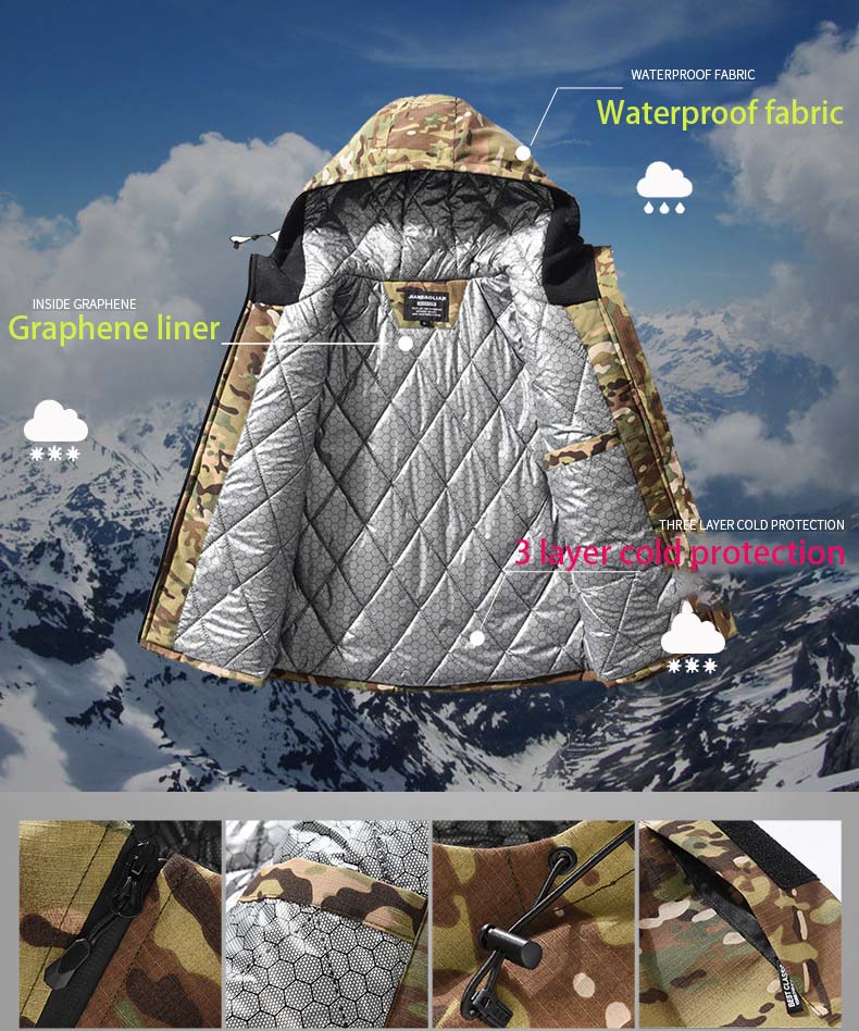 Men Heating Parkas Tactical Ja – Outdoor Hunting Coat recenzja i cena