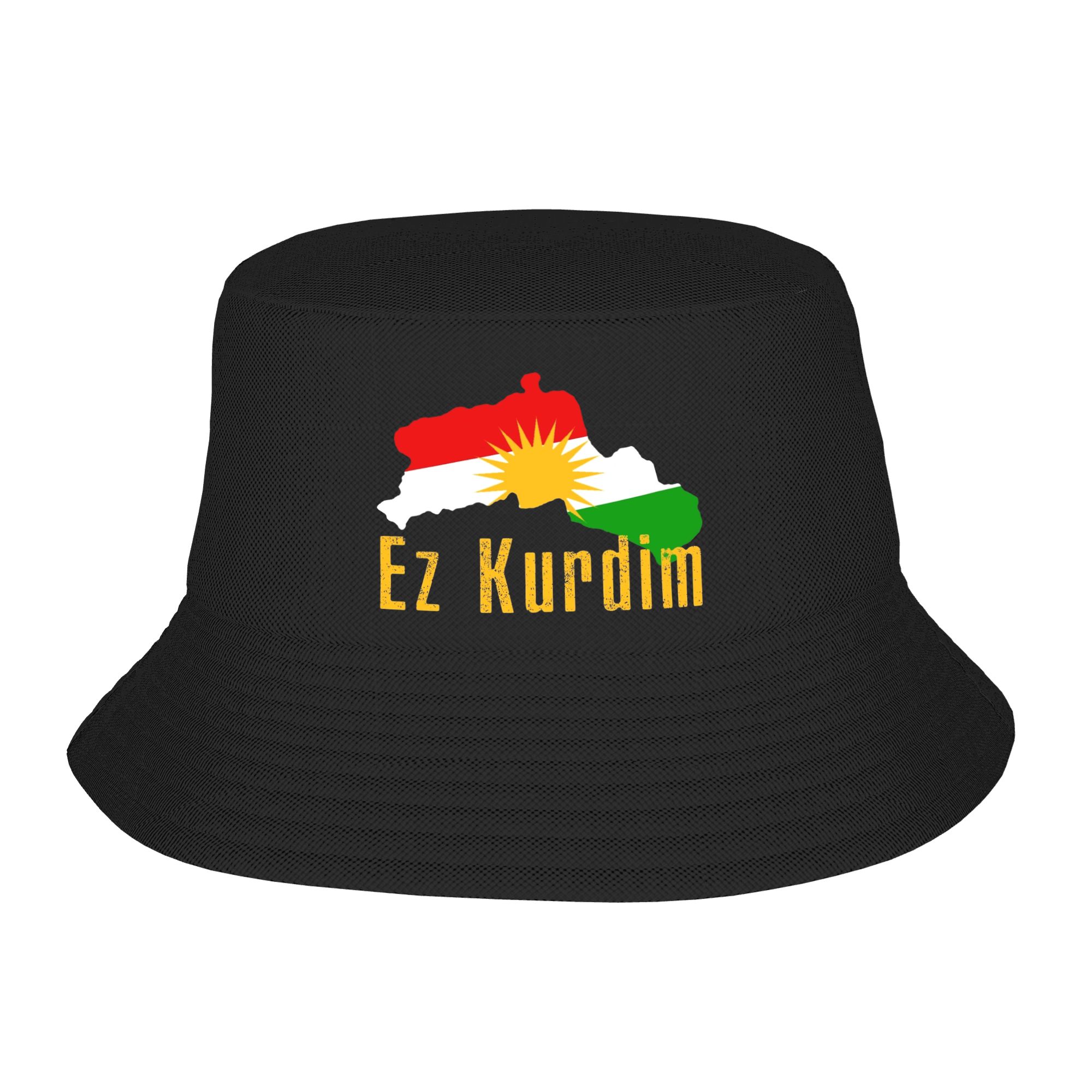 Kurdistan Flag Map  Bucket Hat – Outdoor Hunting Maps recenzja i cena