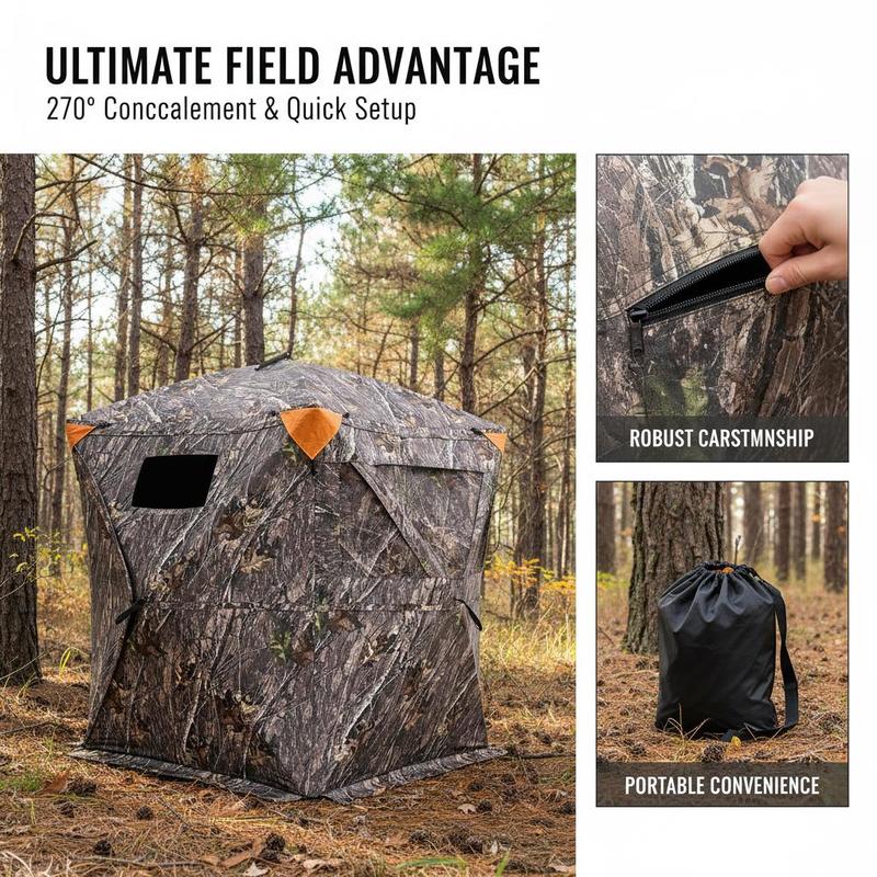 Ground Hunting Tent 60x60x66 I – Hunting & Outdoor Supplies Carterton Reviews recenzja i cena