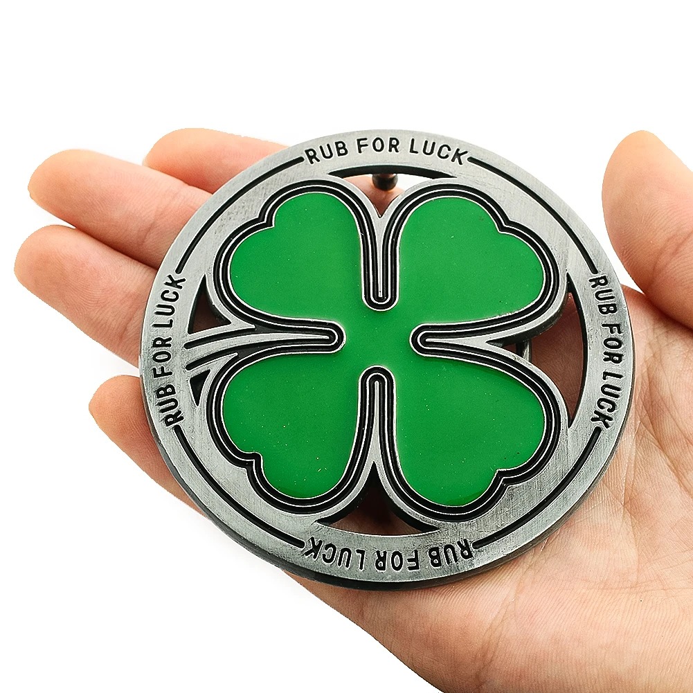 Four Leaf Clover Belt Buckle R – Outdoor Hunting Outfit recenzja i cena