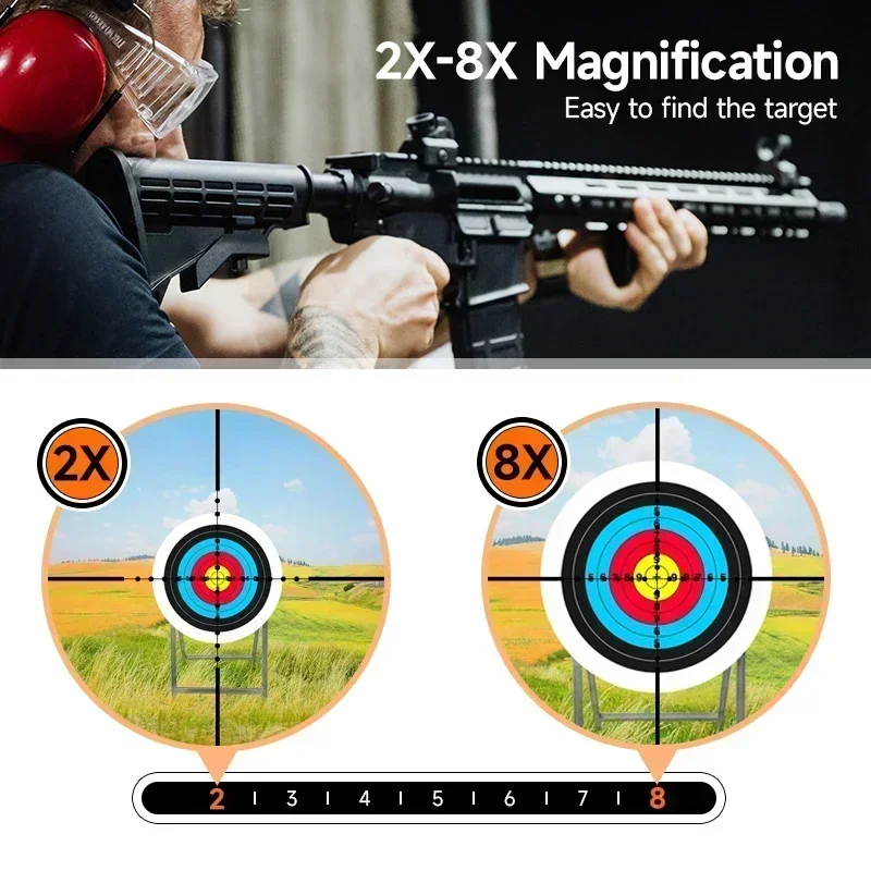 2-8x20IR Hunting Rifle Scopes  – Crossbow Scope Sight recenzja i cena