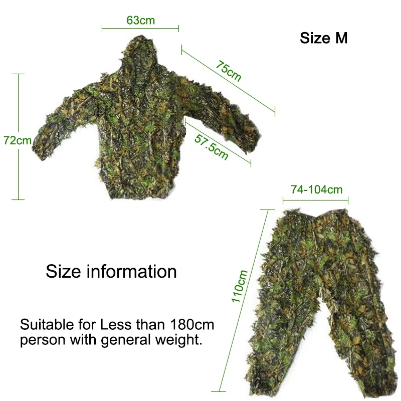 Men Women Kids Outdoor Ghillie – Outdoor Hunting Coat recenzja i cena