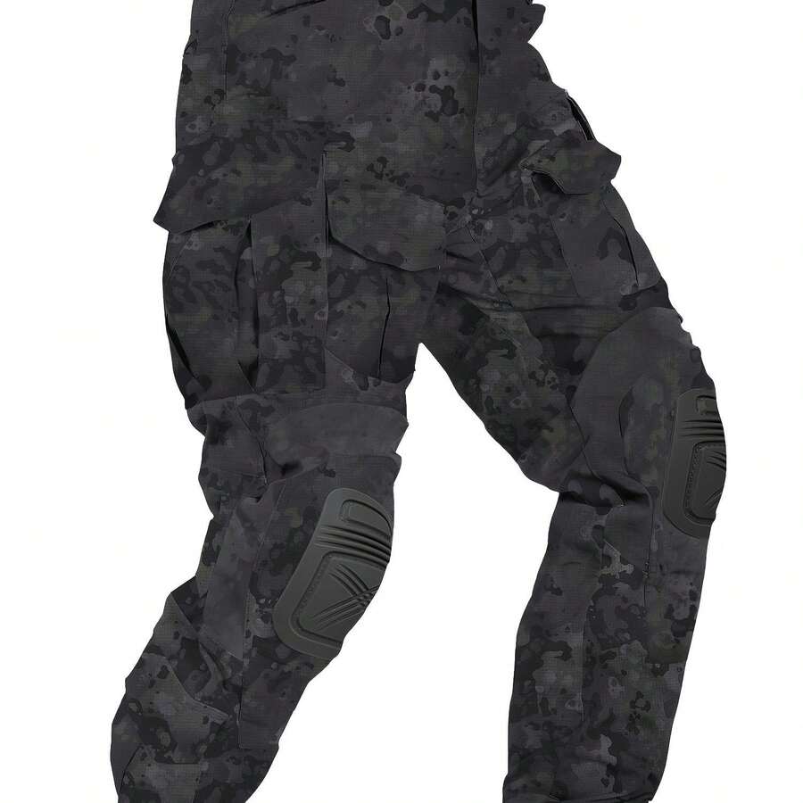 Mens Tactical Cargo Pants With – Outdoor Hunting Trousers recenzja i cena