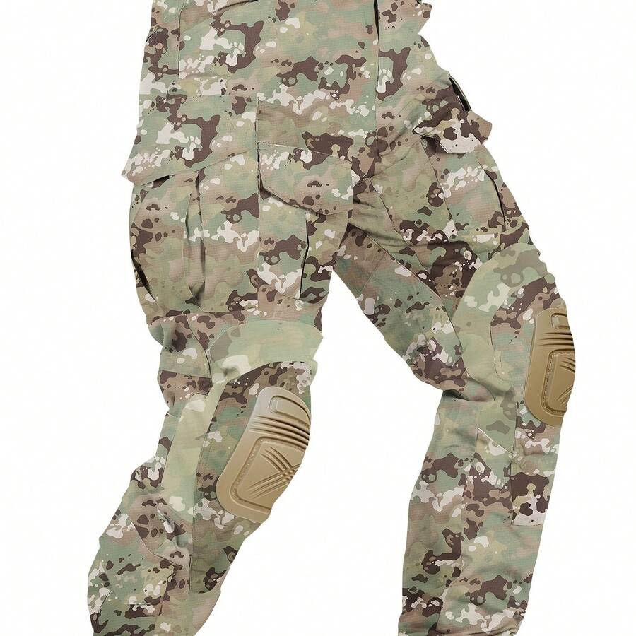Mens Tactical Cargo Pants With – Outdoor Hunting Trousers recenzja i cena